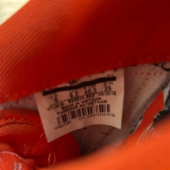 Nike Cortez Sneakers Retro Orange VTG Style Size 9 Women’s Tennis Shoes - Picture 11 of 16